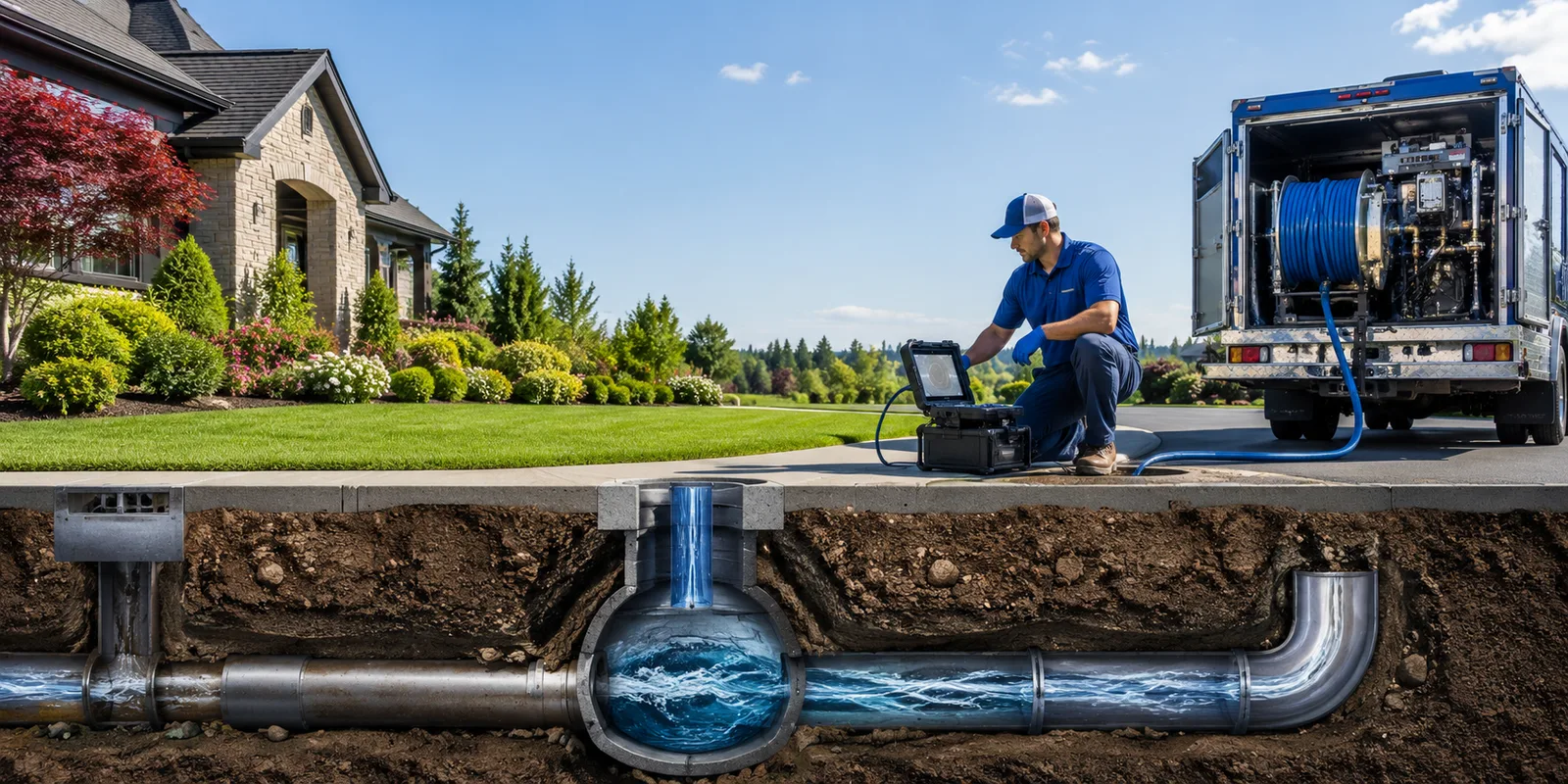 Drainage restoration information for Bushton, KS